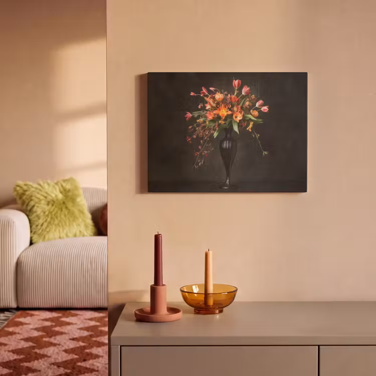 Akoestisch schilderij - Sierlijk - Boeket - Vaas — 2