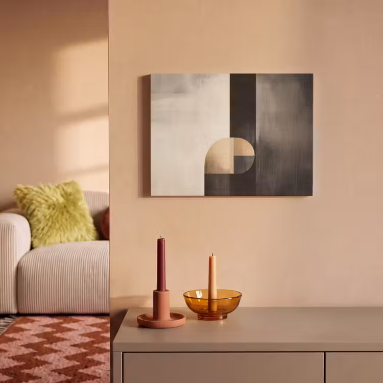 Akoestisch schilderij - Vormen - Modern - Zwart — 2