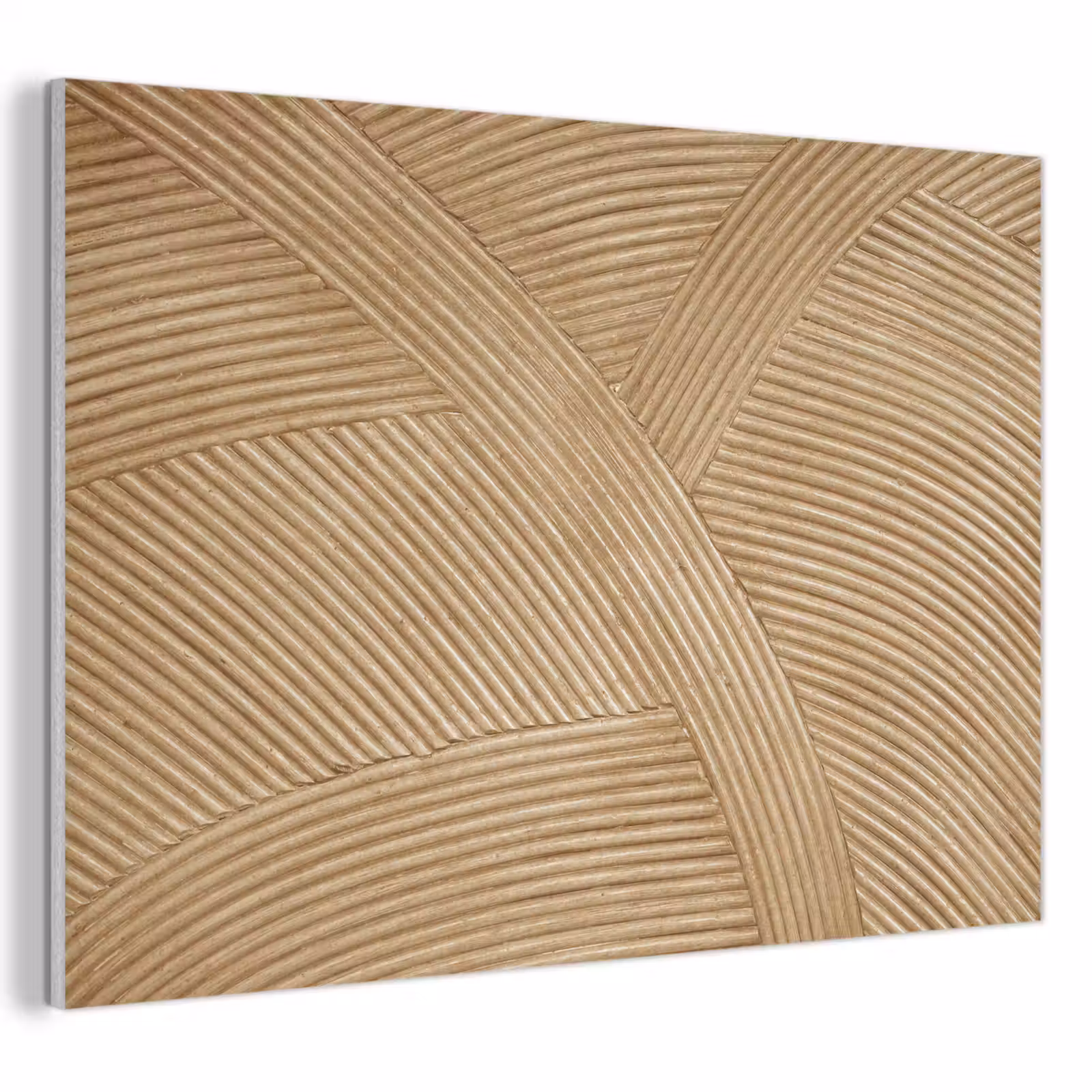 Akoestisch schilderij - Structuur - Natuur - Kunst - Rotan — 1
