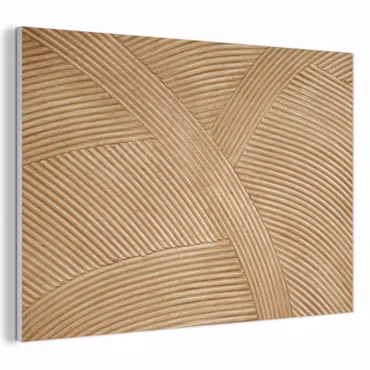 Akoestisch schilderij - Structuur - Natuur - Kunst - Rotan — 1
