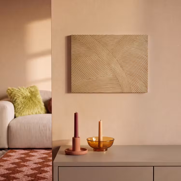Akoestisch schilderij - Structuur - Natuur - Kunst - Rotan — 2