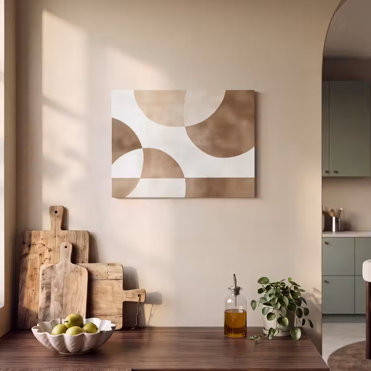 Akoestisch schilderij - Snijdende cirkels - Overlappende vlakken — 3