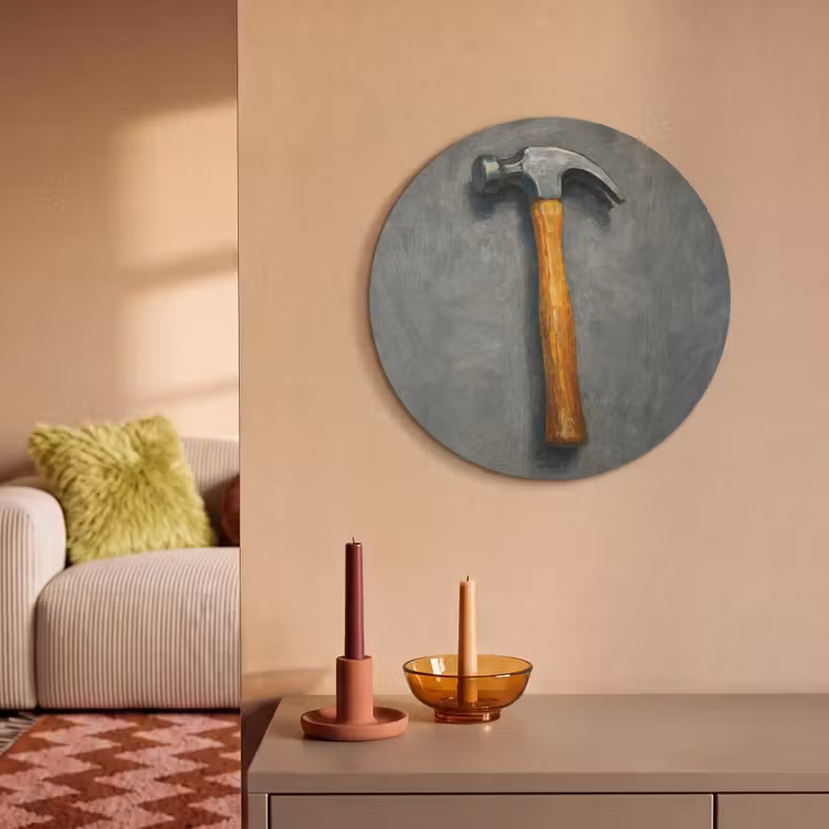 Akoestisch schilderij rond - Hamer - Schilderij - Gereedschap — 3