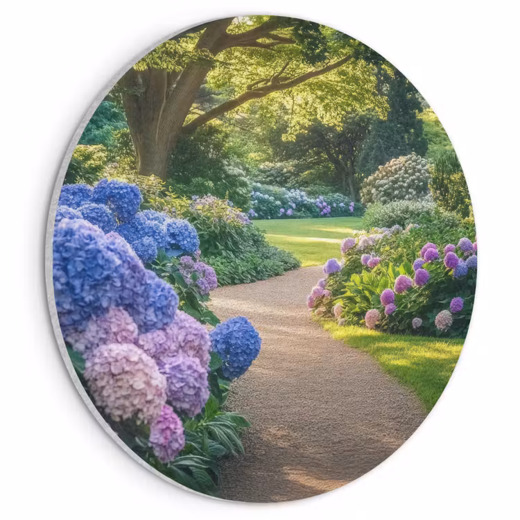 Akoestisch schilderij rond - Hortensia- Park - Pad — 1
