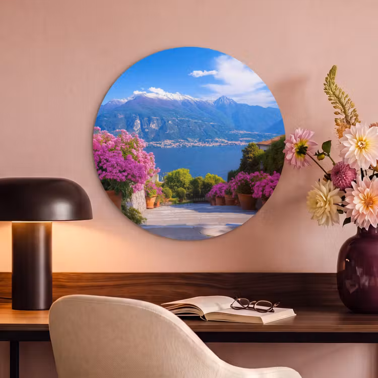 Akoestisch schilderij rond - Lake Como - Italië - Landschap — 2