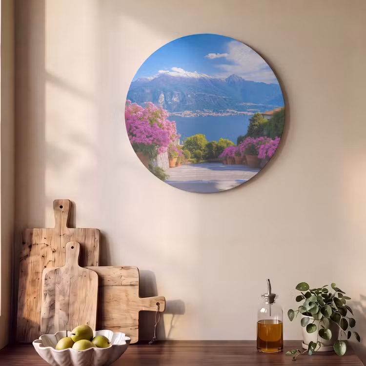 Akoestisch schilderij rond - Lake Como - Italië - Landschap — 4