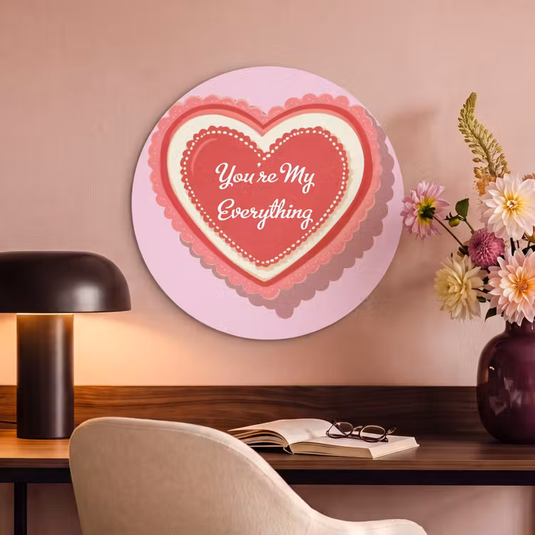Akoestisch schilderij rond - Liefde - Hart - Valentijn — 2