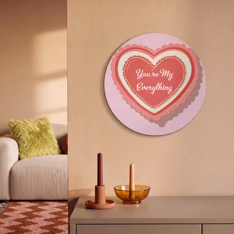 Akoestisch schilderij rond - Liefde - Hart - Valentijn — 3