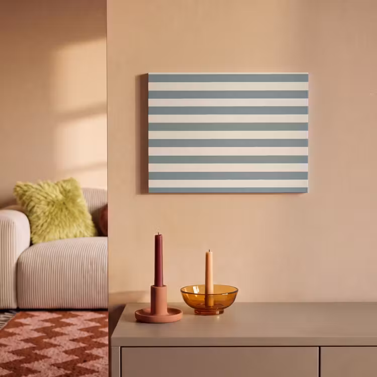 Akoestisch schilderij - Strepen - Modern - Blauw — 2