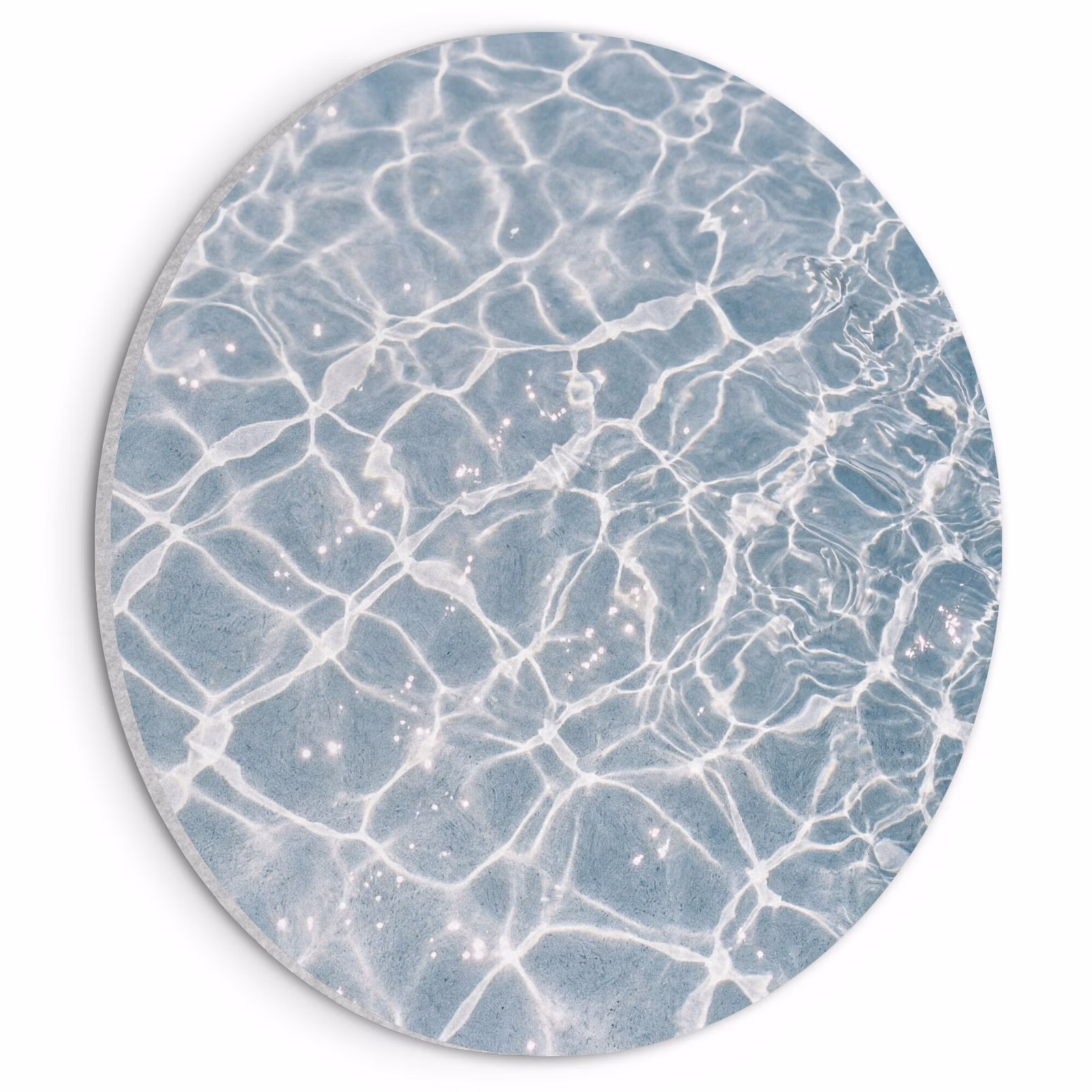 Akoestisch schilderij rond - Water - Reflectie - Zonlicht — 1