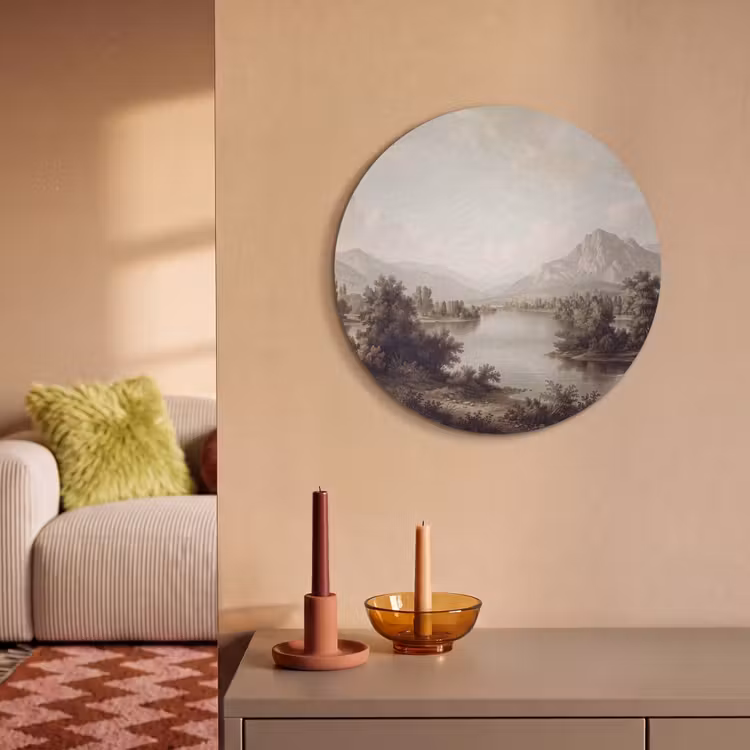 Akoestisch schilderij rond - Klassiek - Landschap - Sereen — 3