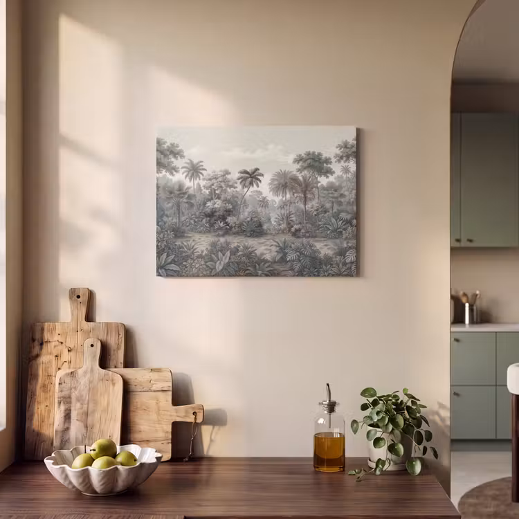 Akoestisch schilderij - Tropisch - Landschap - Illustratie — 3