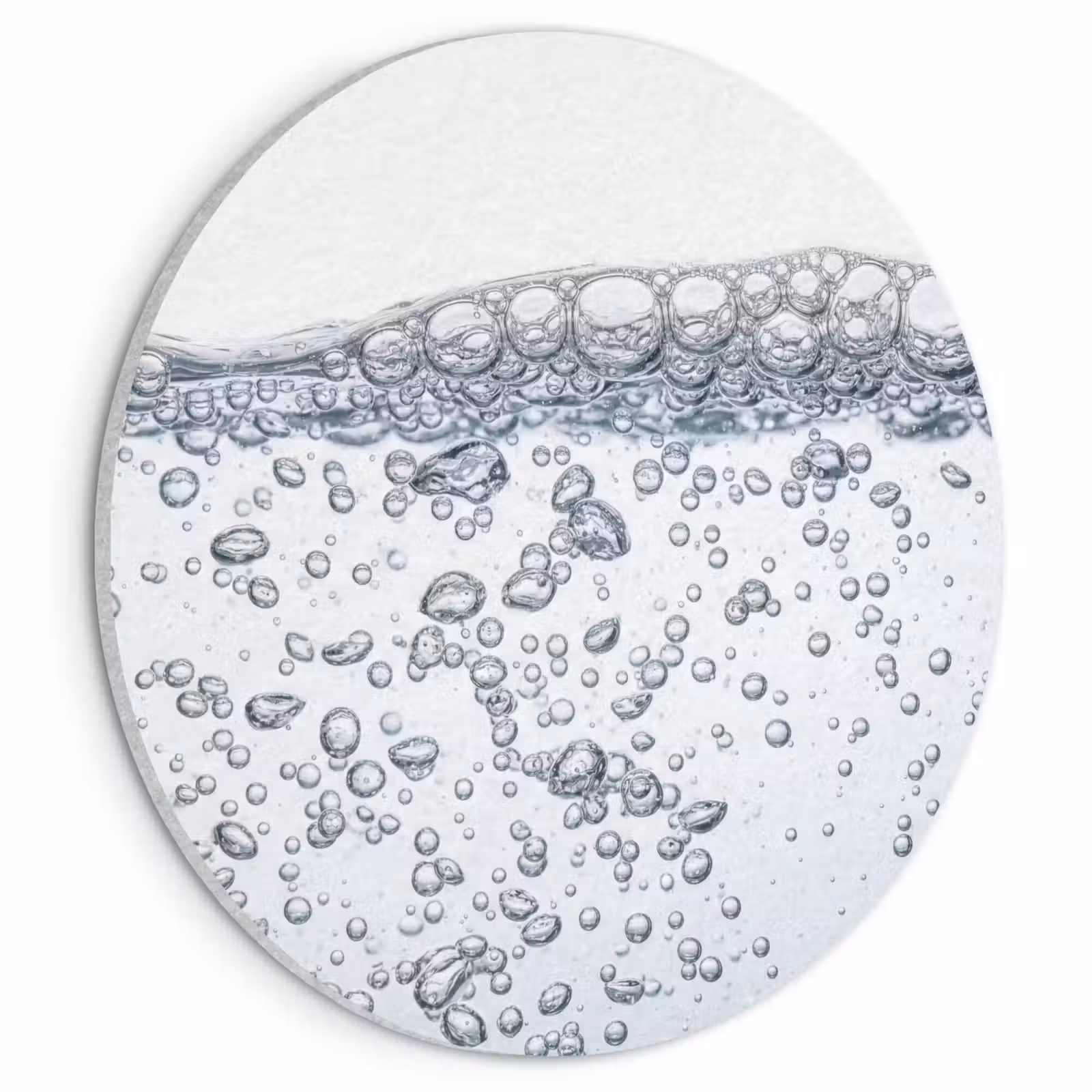 Akoestisch schilderij rond - Luchtbellen - Water - Dynamisch — 1