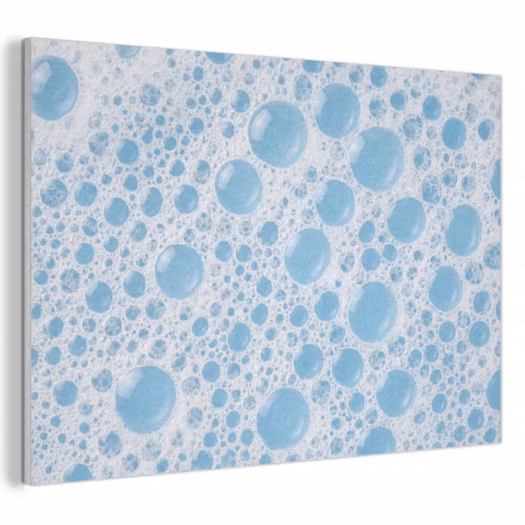 Akoestisch schilderij - Schuim - Bubbels - Blauw — 1