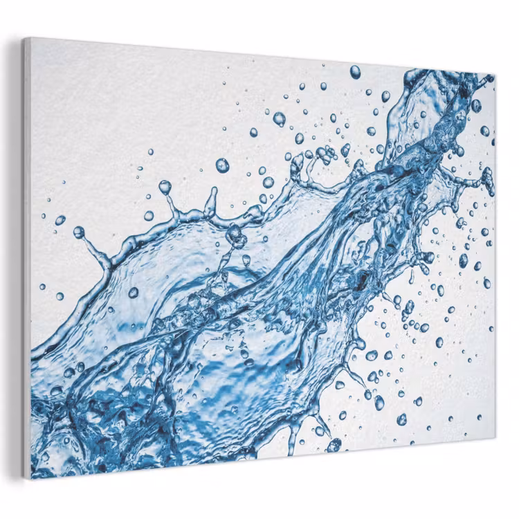 Akoestisch schilderij - Spash - Water - Blauw — 1