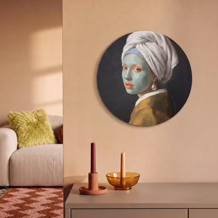 Akoestisch schilderij rond - Iconisch - Modern - Kleurrijk — 3