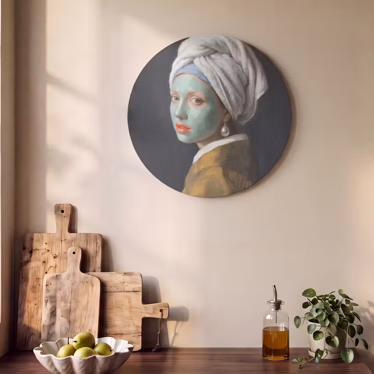 Akoestisch schilderij rond - Iconisch - Modern - Kleurrijk — 4