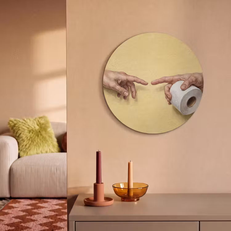 Akoestisch schilderij rond - Klassiek - Kunst - Humor — 3