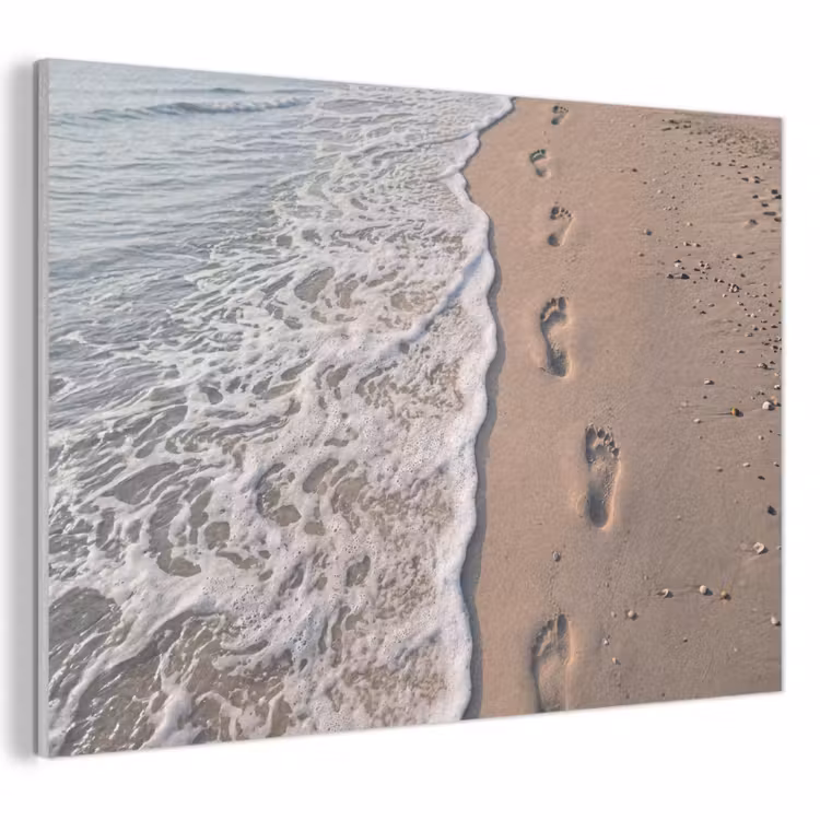 Akoestisch schilderij - Voetstappen - Vloedlijn - Zee — 1