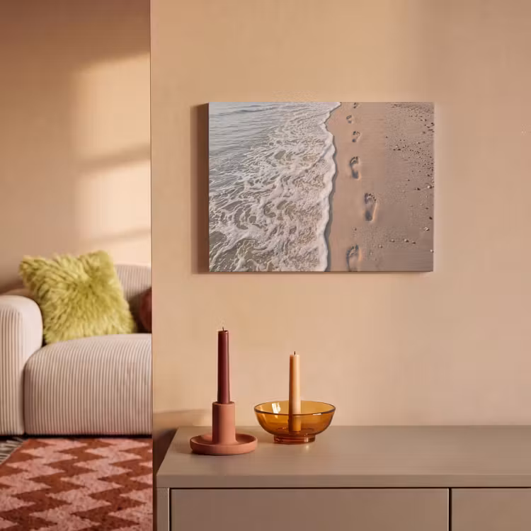 Akoestisch schilderij - Voetstappen - Vloedlijn - Zee — 2