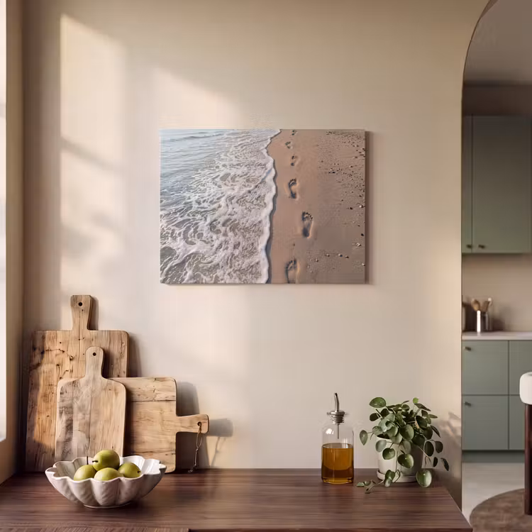 Akoestisch schilderij - Voetstappen - Vloedlijn - Zee — 3