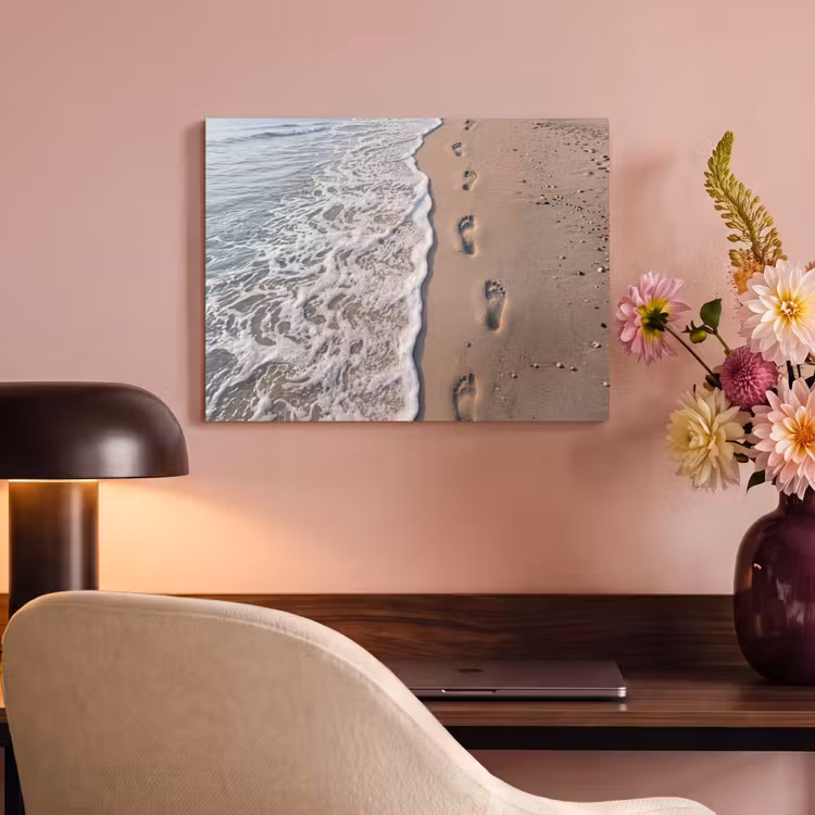 Akoestisch schilderij - Voetstappen - Vloedlijn - Zee — 4