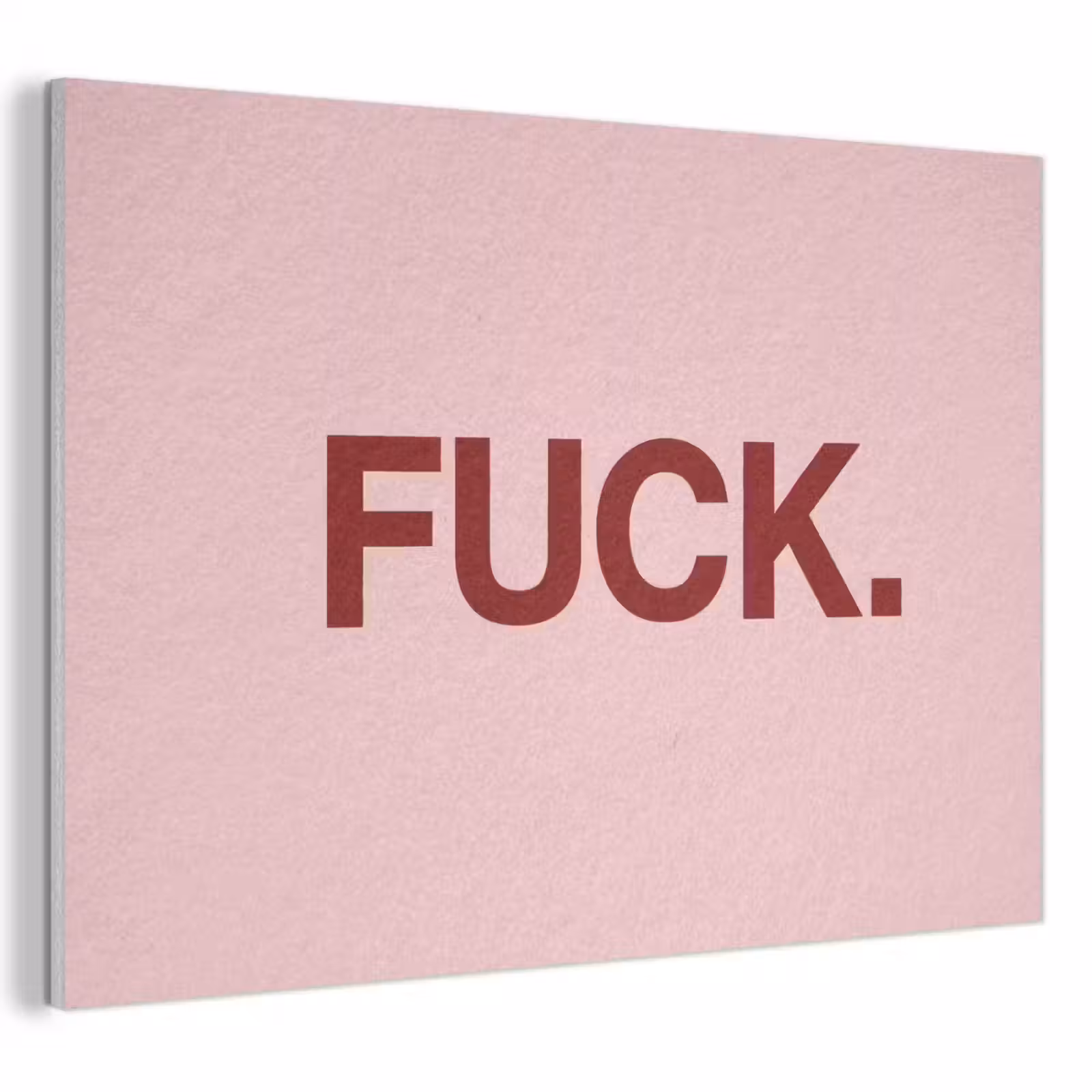 Akoestisch schilderij - Statement - Krachtig - Roze — 1