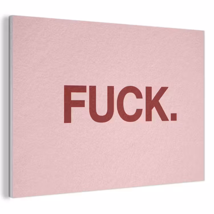 Akoestisch schilderij - Statement - Krachtig - Roze — 1