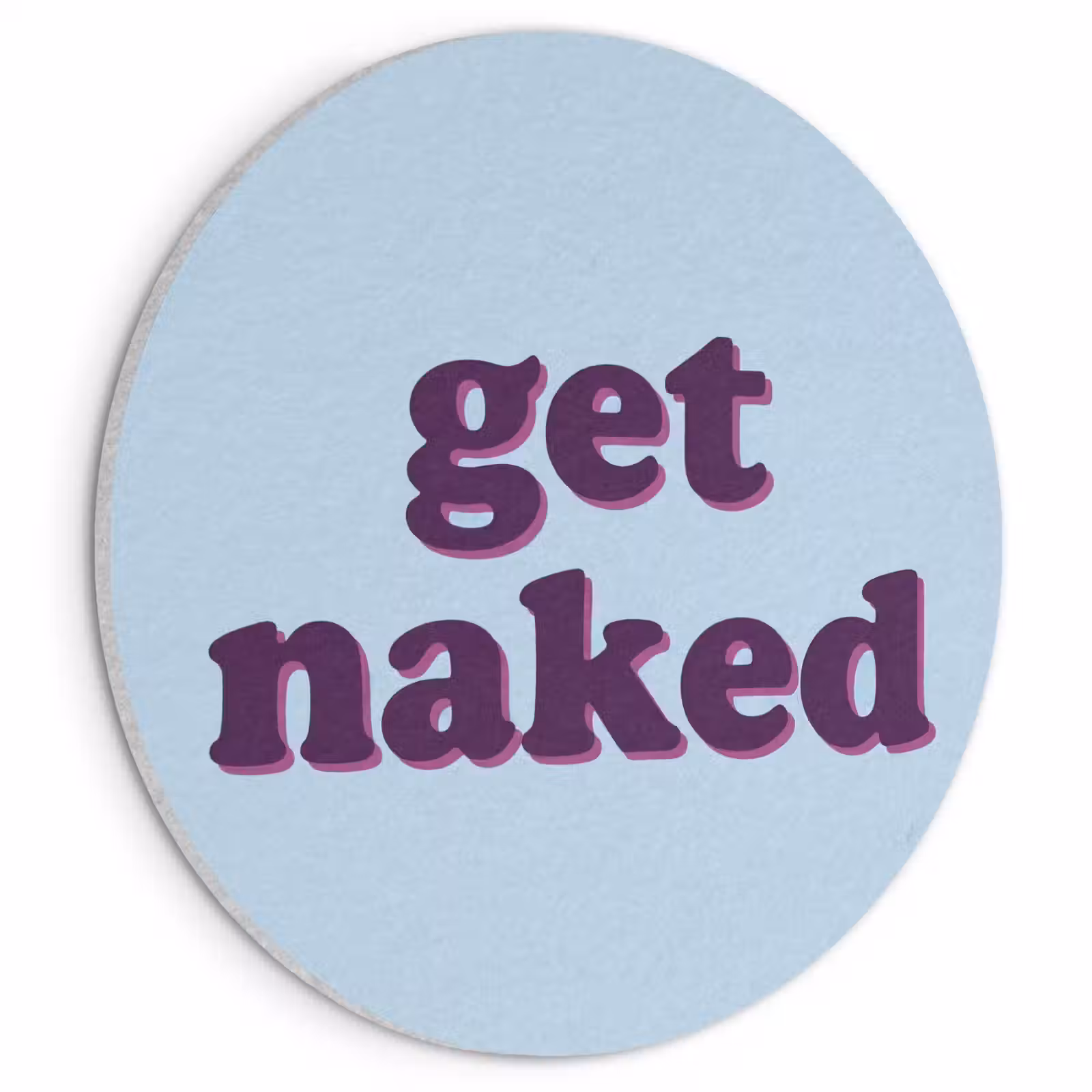 Akoestisch schilderij rond - Speels - Boodschap - Blauw — 1
