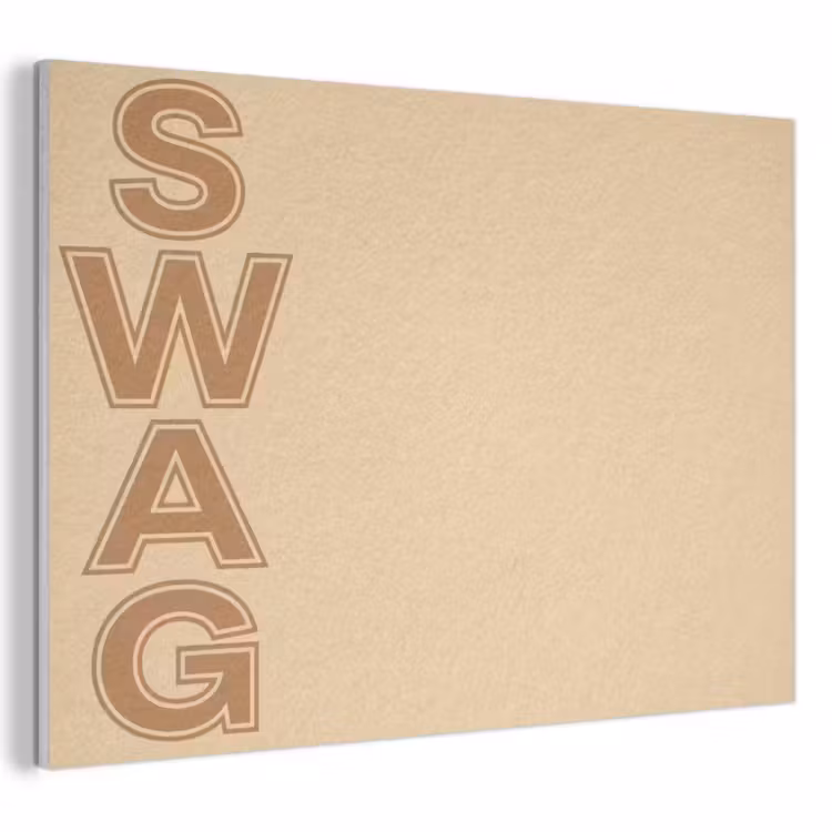 Akoestisch schilderij - Swag - Bruin - Beige — 1
