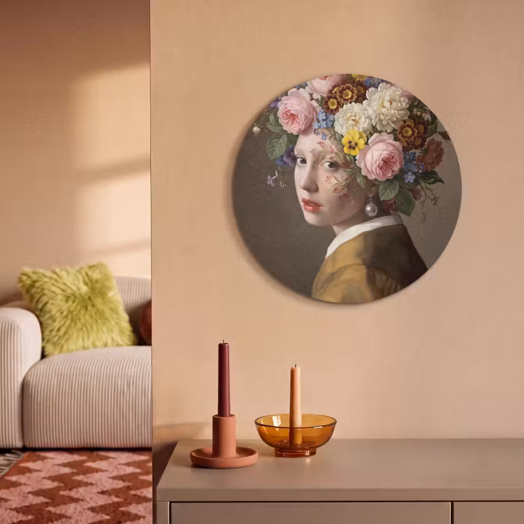 Akoestisch schilderij rond - Meesterwerk - Modern - Kleurrijk — 3
