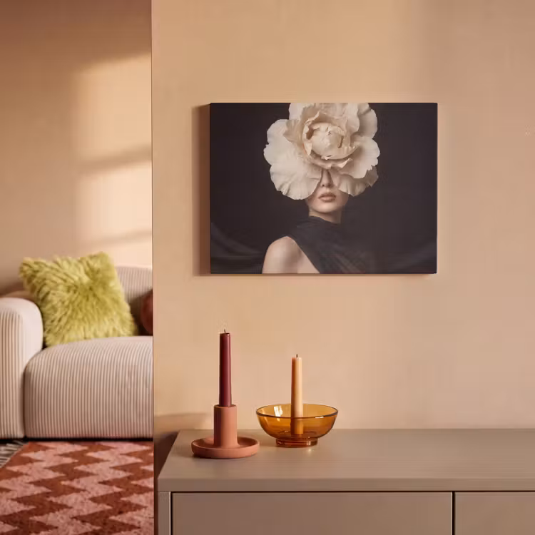 Akoestisch schilderij - Roos - Tijdloos - Zwart — 2