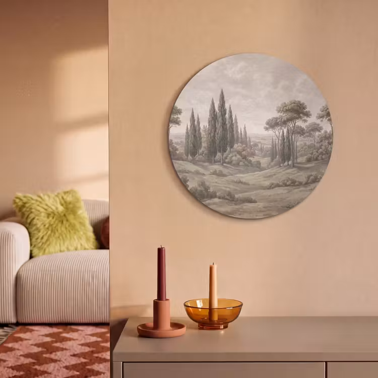 Akoestisch schilderij rond - Vallei - Bos - Natuur - Groen — 3