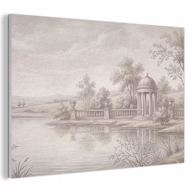Akoestisch schilderij - Terras - Water - Natuur - Landschap — 1