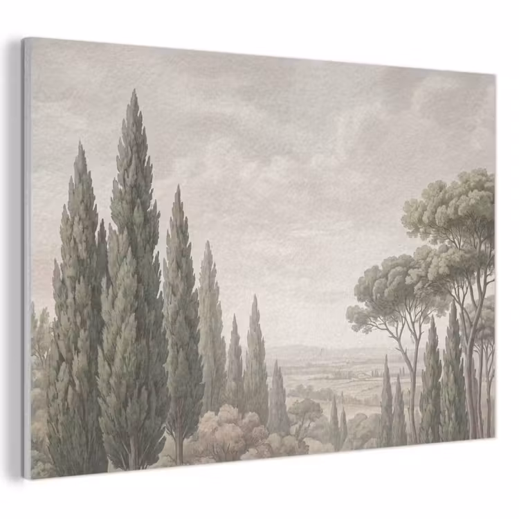 Akoestisch schilderij - Vallei - Bos - Natuur - Groen — 1