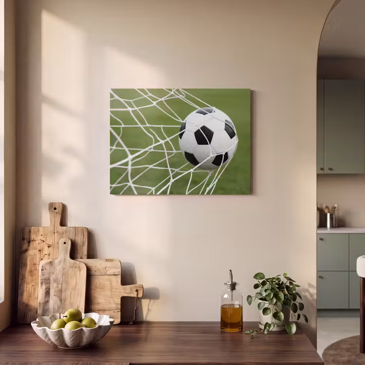 Akoestisch schilderij - Voetbal - Goal - Net - Sport — 3
