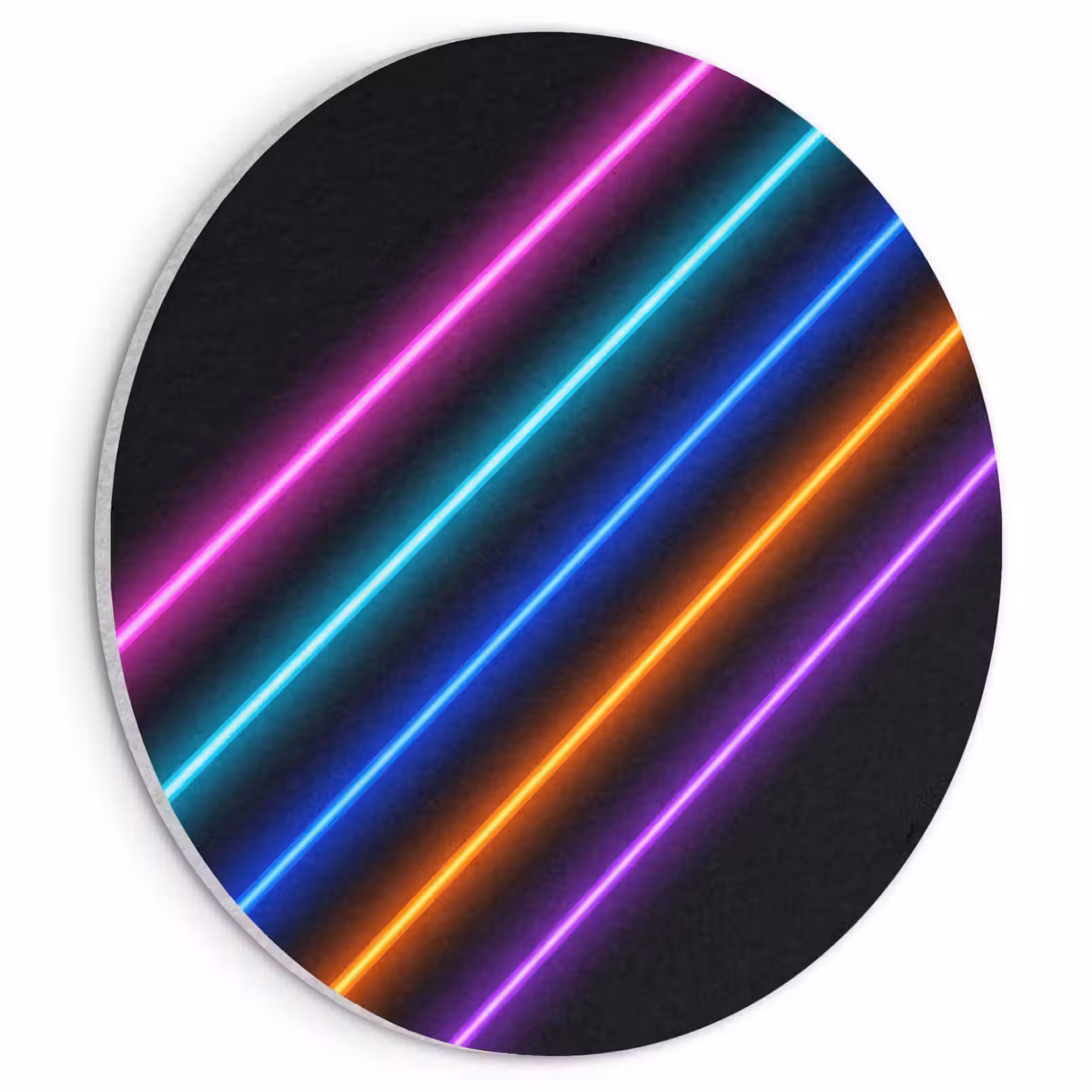 Akoestisch schilderij rond - Esthetiek - Retro - Neon — 1
