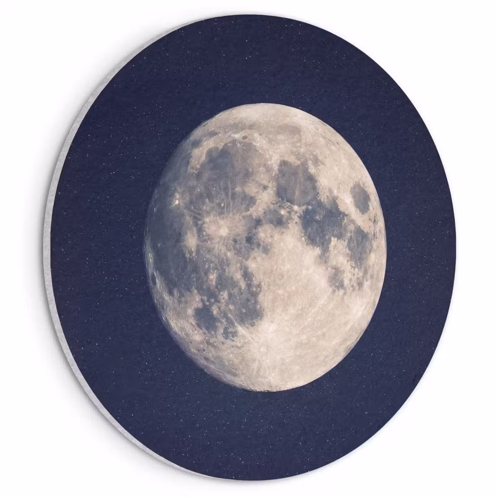 Akoestisch schilderij rond - Ruimte - Maan - Kosmos — 1