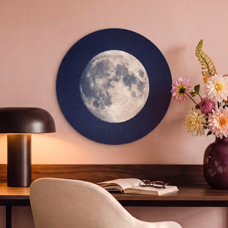 Akoestisch schilderij rond - Ruimte - Maan - Kosmos — 2