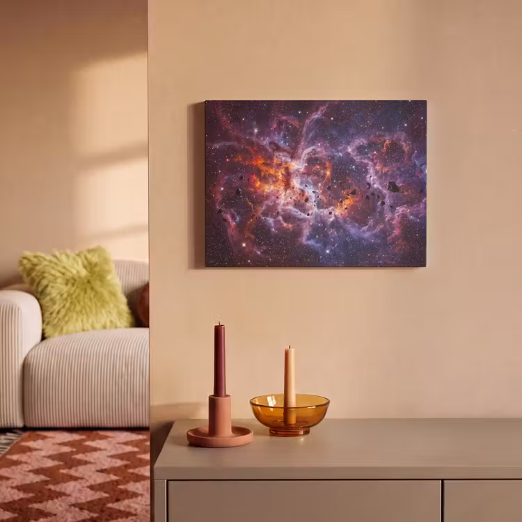 Akoestisch schilderij - Space - Stars - Abstract - Colorful — 2