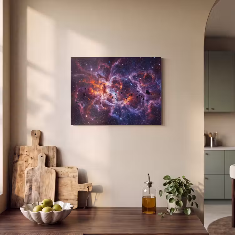 Akoestisch schilderij - Space - Stars - Abstract - Colorful — 3