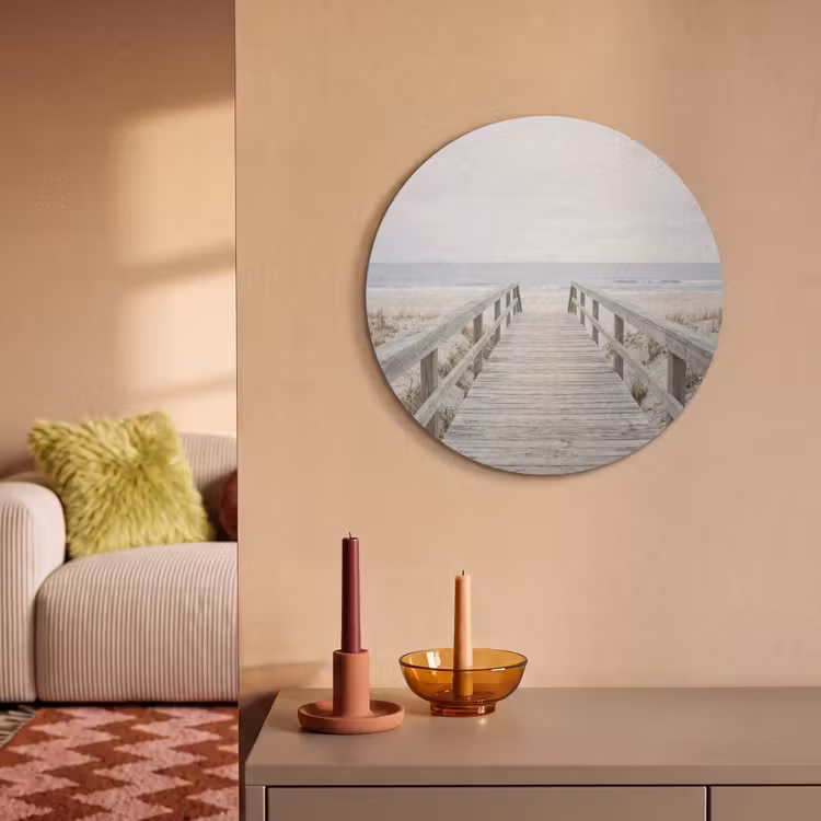 Akoestisch schilderij rond - Duinen - Vlonder - Oceaan — 3