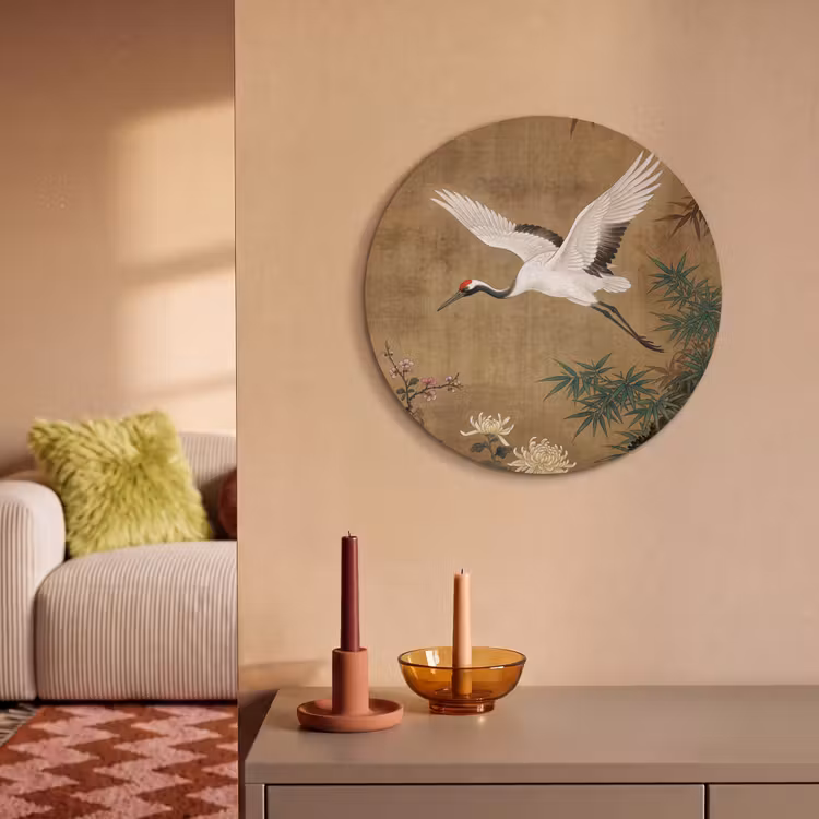 Akoestisch schilderij rond - Oosters - Elegant - Kleurrijk — 3