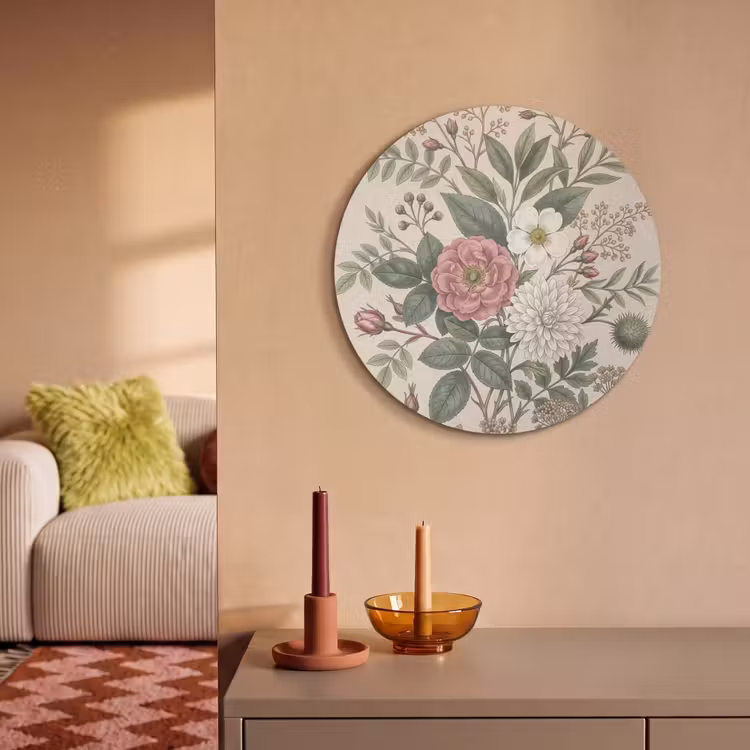 Akoestisch schilderij rond - Romantisch - Design - Kleurrijk — 3
