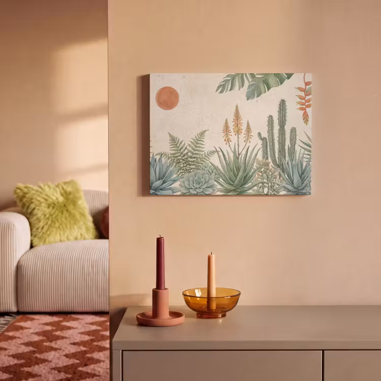 Akoestisch schilderij - Woestijn - Planten - Groen — 2