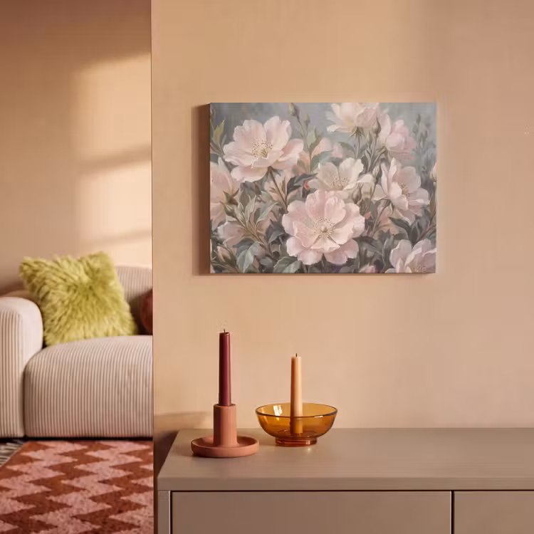 Akoestisch schilderij - Rozen - Illustratie - Roze — 2