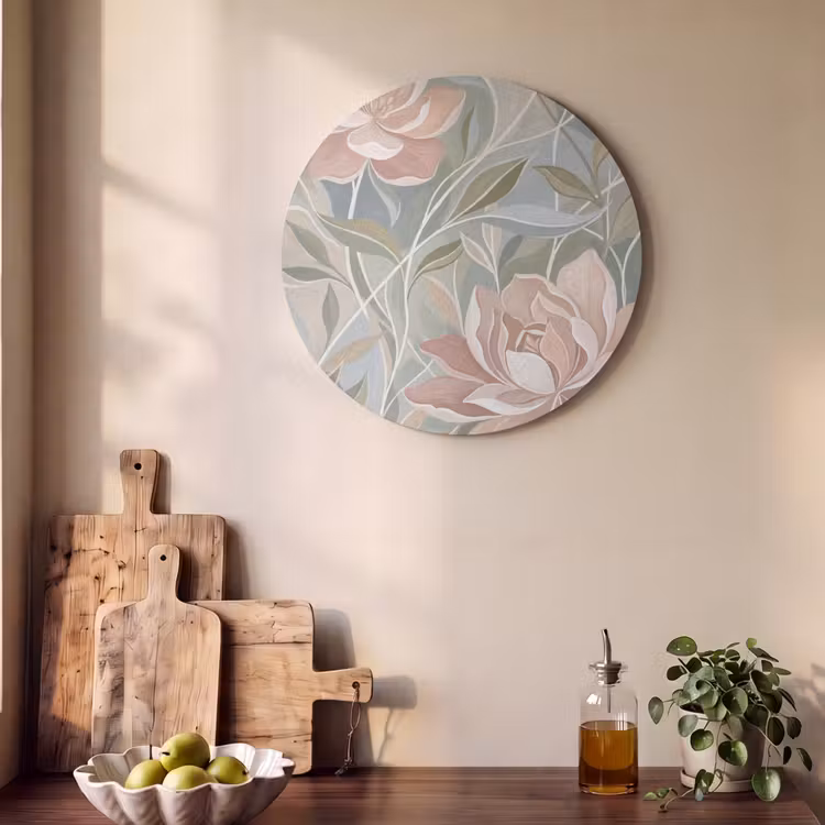 Akoestisch schilderij rond - Elegant - Romantiek - Roze — 4