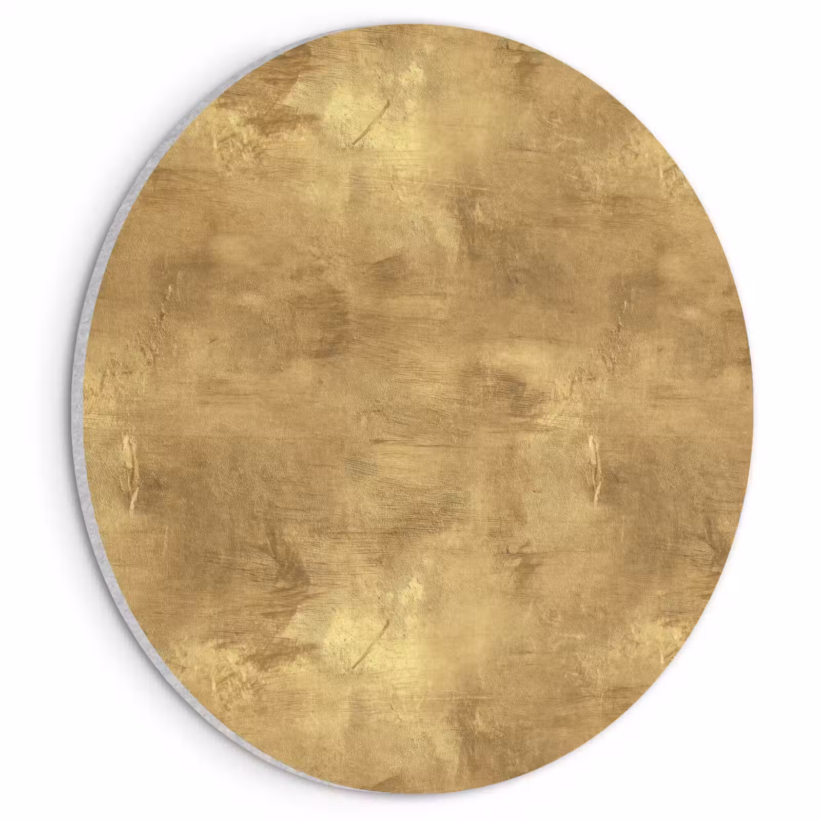 Akoestisch schilderij rond - Industrieel - Textuur - Goud — 1