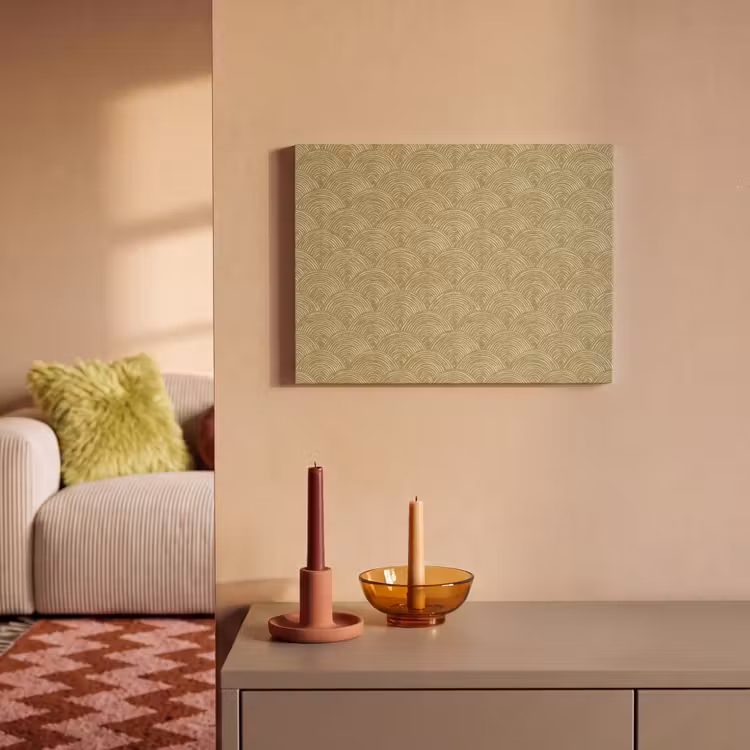 Akoestisch schilderij - Waaier - Geometrisch - Groen — 2