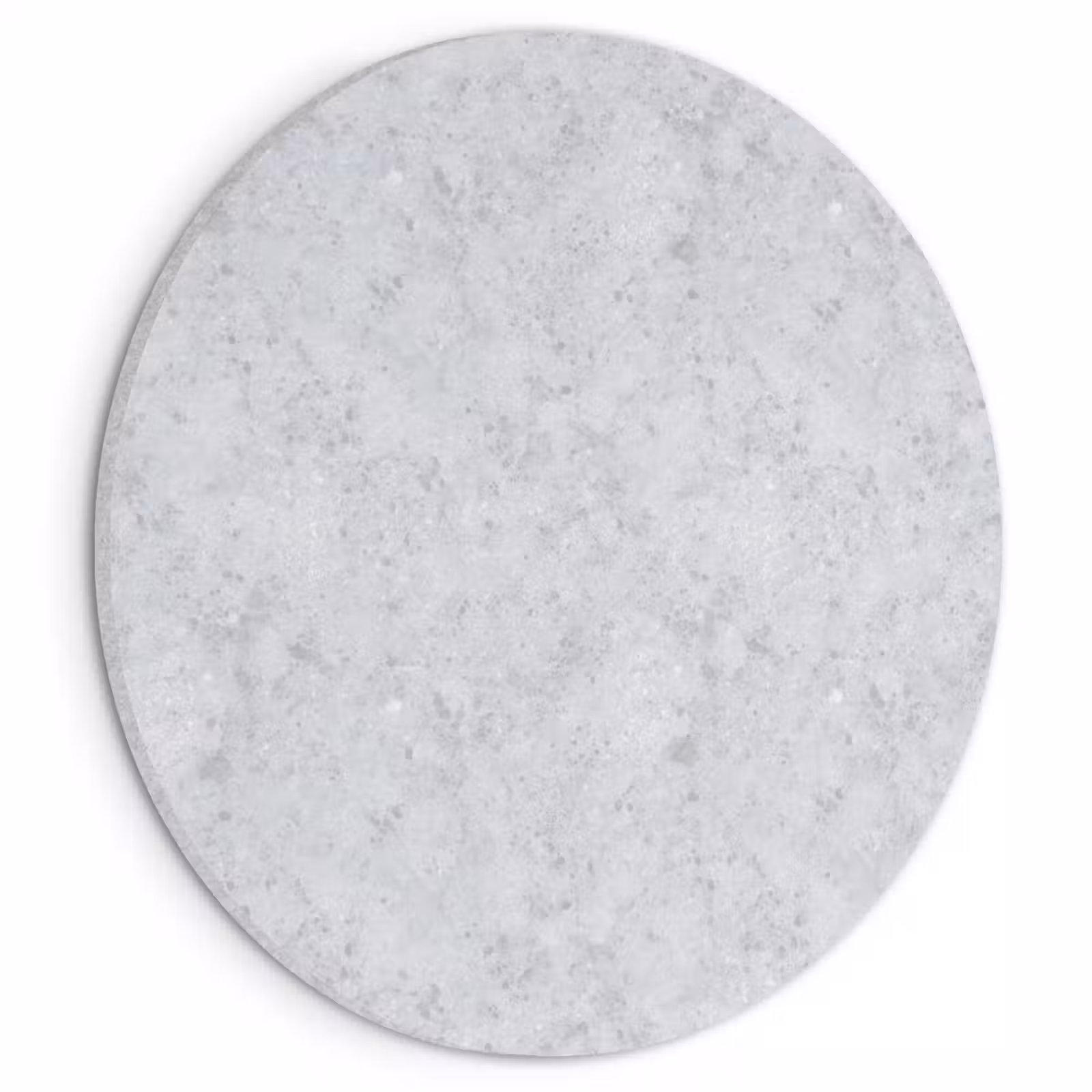 Akoestisch schilderij rond - Grijs - Terrazzo-effect - Beton — 1
